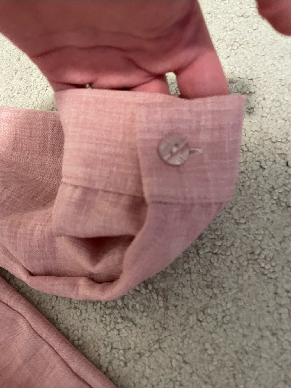 Women's Pink Button-Front Set - Picture 5 of 6